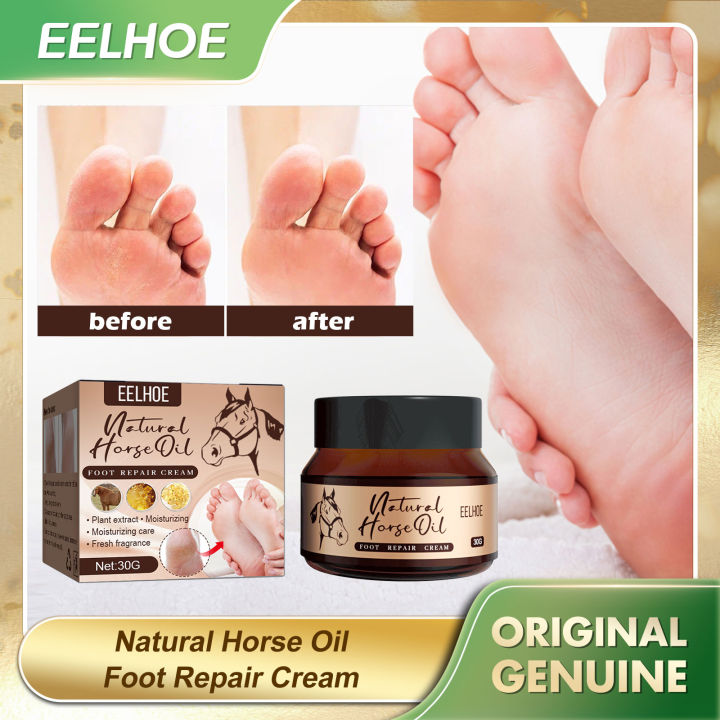 Eelhoe Natural Horse Oil Foot Repair Cream Anti-Drying Anti Crack