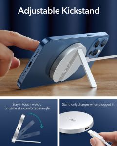 ESR HaloLock Kickstand Wireless Charger for iPhone 12 13 pro max