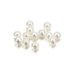 400PCS 3-12mm Imitation Pearls Abs Beads DIY Jewelry Charms Craft Decorations Artificial Imitation Beads