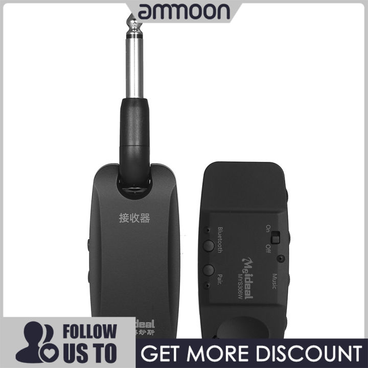 [ammoon]Wireless Pickup Microphone UHF Pickup Mic Receiver