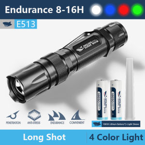 SmilingShark SDE513 Torchlight Powerful Led Flashlights Super Bright USB Rechargeable Zoomable MultipleModes Adjustable Long Battery Life Outdoor Light