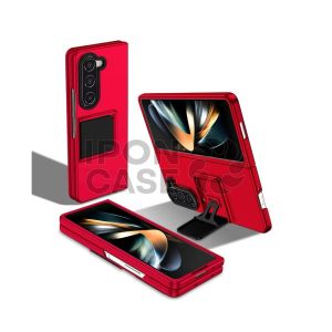 Telescopic Bracket Kick Stand Case For Samsung Galaxy Z Fold 4 / Z Fold 5 / Z Fold 6 Lens Protector Standing Case Full Cover Hardcase IP-208