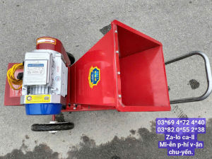 XẢ KHO máy băm cành cây đa năng động cơ điện 5hp