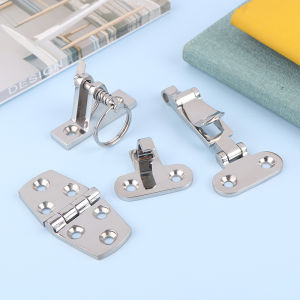 KingBe บานพับเรือทำจากสเตนเลสสตีล316ทางทะเลบานพับสำหรับประตูตู้บานพับก้นหน้าต่างอุปกรณ์ฮาร์ดแวร์