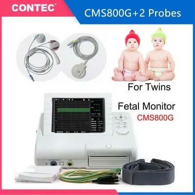 CONTEC CMS800G Fetal Monitor real-time acquire FHRTOCOFMOV color LCD ultrasound