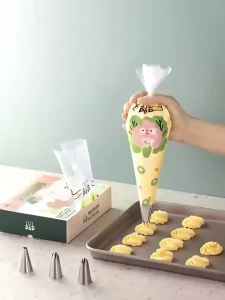 Household Food Grade Piping Bags Boxed Piping Nozzles Baby Food Melting Beans Childrens Baking Tools