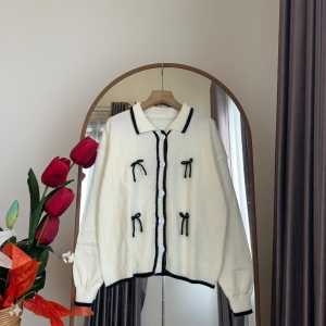 KEIKO CARDIGAN KNIT / REBECCA CARDIGAN PITA CONQUETTE RAJUT WANITA / RAHELIA BAJU POLO ATASAN