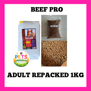 BEEF PRO ADULT AND PUPPY - 1KG REPACKED
