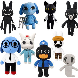 Horror Game Animal Hospital Plush Dolls Soft Cuddly Stuffed Cartoon Figure Collectible Ornament for Adult Fans&Home Decor Gift