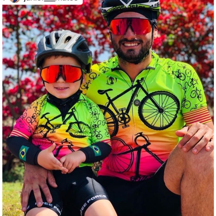 New 2025 NEW ARRIVAL Kids Cycling Clothing Summer Half Zipper