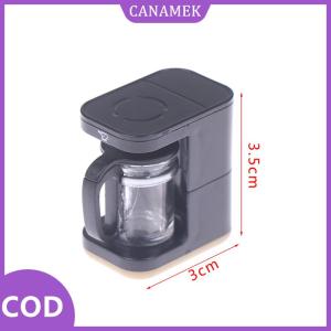CANAMEK✨ Máy pha cà phê thu nhỏ Nhà búp bê 1:12 Máy pha cà phê nhà bếp Bình cà phê Đồ chơi búp bê