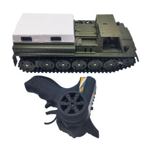 Jdd【fast Delivery】【available Original】2022 WPL E-1 1/16 RC Tank Toy 2.4G Super RC tank 4WD Crawler tracked remote control vehicle charger battle boy toys for kids children