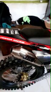 KNALPOT OVER RACING JAPAN STAINLEES KLX 150 CRF 150 D-TRACKER WR 155