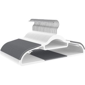 Household Wet And Dry Coat Hangers Plastic Hooks Nonslip Nonmarking Coat Hangers Plastic Clothes Hanger With Hook衣架