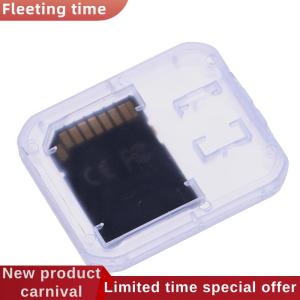Fleeting time 10Pcs Clear Plastic Memory Card Case Micro SD TF Card Storage Box Protection
