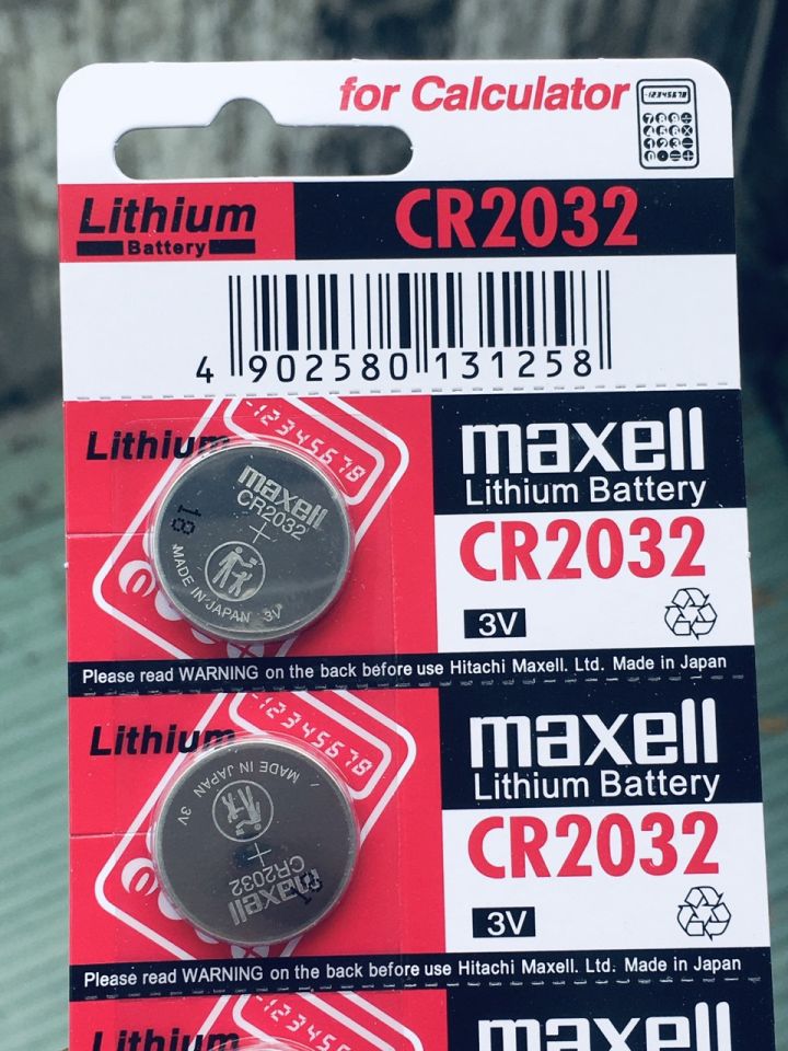 Vỉ 5 viên Pin Maxell CR2032 Nhật Bản Lithium 3V dòng cao cấp