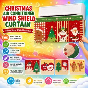 Christmas Valance Curtain Window Short Curtain Polyester Decorative Curtain Home Christmas