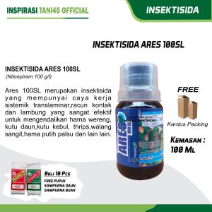 Ares 100SL Insektisida Sistemik Dan Racun Hama 100 ml/Insektisida Ares 100SL Kemasan 100 ml/Obat Hama Wereng Ares 100SL Kemasan 100 ml/Ares 100SL Kemasan 100 ml/Obat Pertanian Ares 100SL Kemasan 100 ml