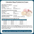 Bubuk Es Krim Hard Ice Cream Powder Premium Rasa Hazelnut Gelatoo Hazelnut 250 gram / 1 kg. 