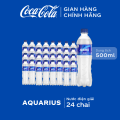Lốc 24 Chai Nước Điện Giải Bù Khoáng Aquarius 500ml Coca-Cola Chính Hãng Sale 15.9_LD. 