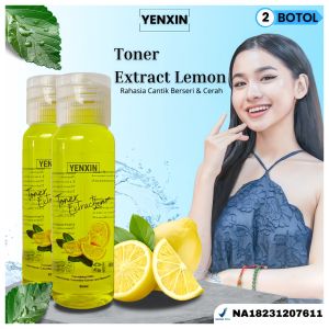 2 PCS TONER LEMON EXTRA GLOWING YENXIN BEAUTY SKINCARE