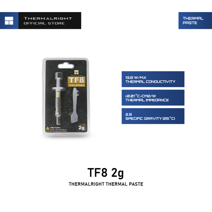 Thermalright TF8 2g High Performance Thermal Paste, 13.8 Thermal ...