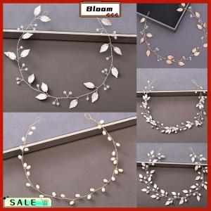 Follow Get New[Bloom Z] Women Headbands Rhinestone Flower Headband Wedding Hair Accessories For Women Bridal Headband Hair Jewelry Wedding Accessories