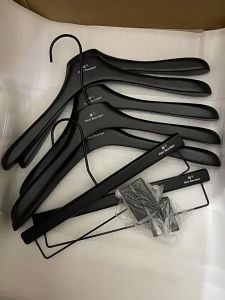 10PCS Wide Shoulder 360 Rotating Hangers Heavy Duty Imitation Wood Grain for Closet Organization