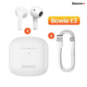 Tai nghe không dây TWS Baseus Bowie E3 tai nghe không dây bluetooth hỗ trợ sạc nhanh độ trễ thấp 0.06 giây với ứng dụng định vị