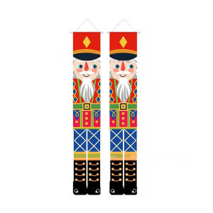 2PCs Merry Christmas Banner 2024 Merry Christmas and Happy New Year Banner Christmas Decor