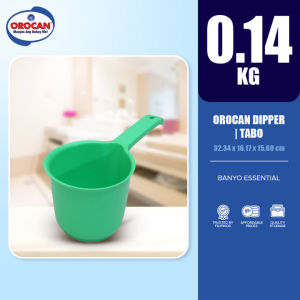 OROCAN Water Dipper/High QualityTabo/Cleaning Supplies/Cleanware/Multipurpose Water Ladle/Bath Plastic Ladle/Plastic Convenient Scoop/Bath Scoop/Multipurpose Durable Plastic Water Ladle/ High Quality very thick and sturdy Dipper