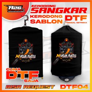 Kerodong Burung Sablon DTF Strika Burung Murai Cucak Ijo Kacer Sogon Cendet