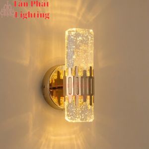 Đèn gắn tường thủy tinh trang trí phòng khách phòng ngủ lối đi trong nhà 7W 220V VPL122 Tân Phát