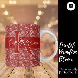 Personalized Mug-Scarlet Vermilion Bloom Limited Edition
