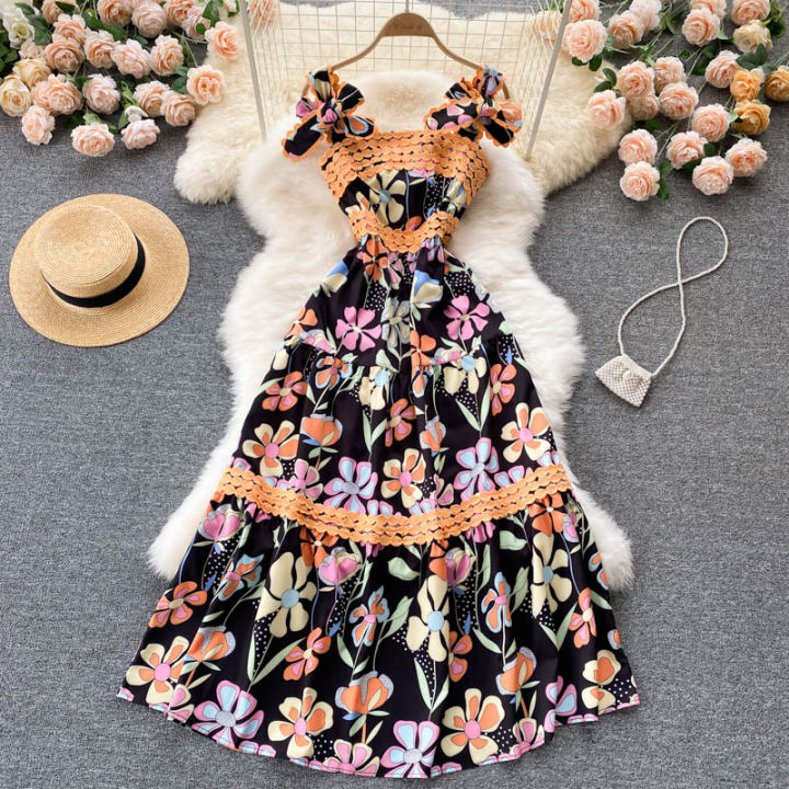 Floral party outlet dress