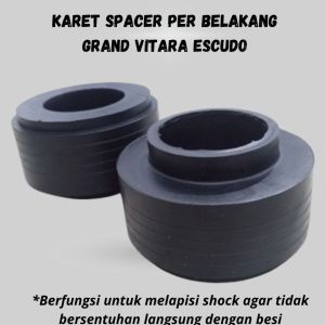 Karet spacer per belakang grand vitara escudo 07-15 tebal 5cm set 2pcs.