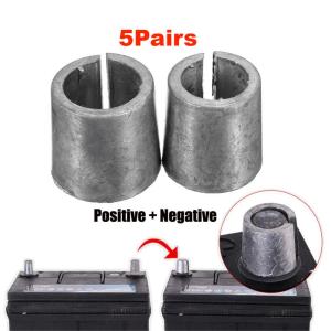 5 Pairs Car Battery Post Adaptors Positive Negative Post Adaptors Battery Terminal Post Converter