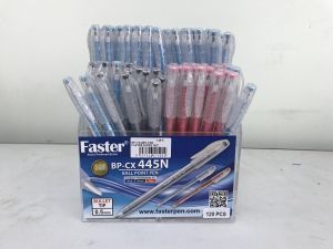 Set 20 cây Viết bibút bi gel Faster BP-CX-445Nxanhđỏđen ngòi 0.5viết êm mực chảy đều nét bút viết mượtnhanh khô