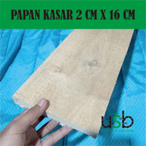 Kayu Papan Ukuran 1.5 x 15 x 200 cm Kualitas Halus