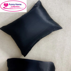 BUY1TAKE1 Silk Satin Pillowcase For Curly Hair Soft Silk Fabric Standard Size 18 x 28 inches