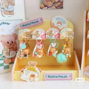 พร้อมส่ง+COD🔥ของแท ้ พวงกุญแจ น้องหมีเนย 🧀🧸🍪 พวงกุญแจ Butterbear ลิขสิทธิ์แท้จากจีน พวงกุญแจ butter bear หมีเนย ของแท้ บัตเตอร์เน พวงกุญแจหมีเนย พวงกุญแจหมีเนยแท้ - Lazada