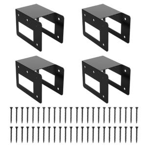 4Pcs Adjustable Firewood Storage Rack Heavy Duty Lumber Organizers Holder For Indoor Outdoor Use Space Saving