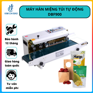 Máy hàn miệng túi liên tục tự động DBF900 nằm - KCB (VAT)