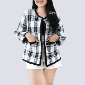 ELYCLOTH | MILLY CARDIGAN | CARDIGAN RAJUT WANITA PREMIUM FURY KNIT