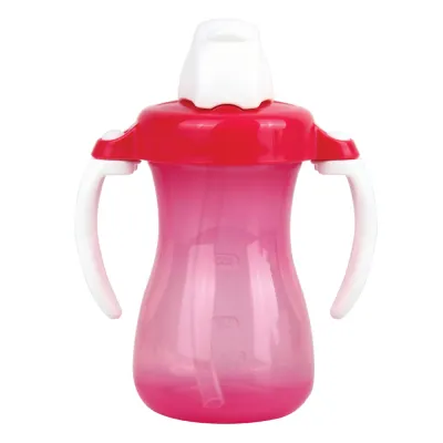 PIGEON Petite Straw Bottle - Pink