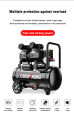 DEKES  Air Compressor 980W/1960W Motor Capacity (Silent Type, Oil Less) W/ Air hose & Air duster Heavy duty professional power tools. 