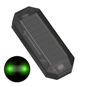 PETI JEWELLERY ไฟท้ายสำหรับรถยนต์ สำหรับรถจักรยานยนต์รถยนต์ไฟฟ้าจักรยาน โคมไฟเตือนกันขโมย ไฟเตือนแฟลช มินิมินิ ไฟ LED พลังงานแสงอาทิตย์สำหรับรถยนต์