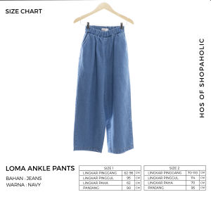 Hosofshopaholic - LOMA ANKLE JEANS - Pakaian Wanita - Bawahan - Celana - Jeans