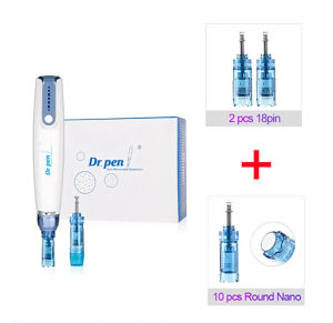 Wireless Dr Pen A9 Dermapen With 12Pcs 12/18/24/36/42Pin Nano Cartridge Derma Pen for Skin Beuaty