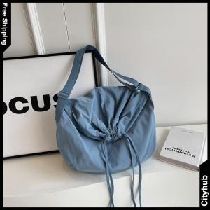 Lightweight Womens Satchel Bag with Adjustable Strap and Drawstring Closure Perfect for Travel Casual Outings and Everyday Use in Various Colors